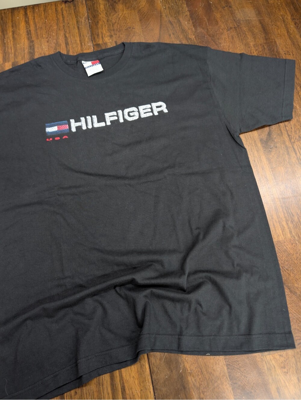 Tommy Hilfiger Vintage 90s USA Spellout T Shirt Mens XL